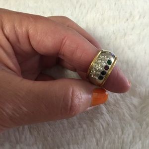 18K & 14K Diamond, Ruby, Emerald, Sapphire  Ring